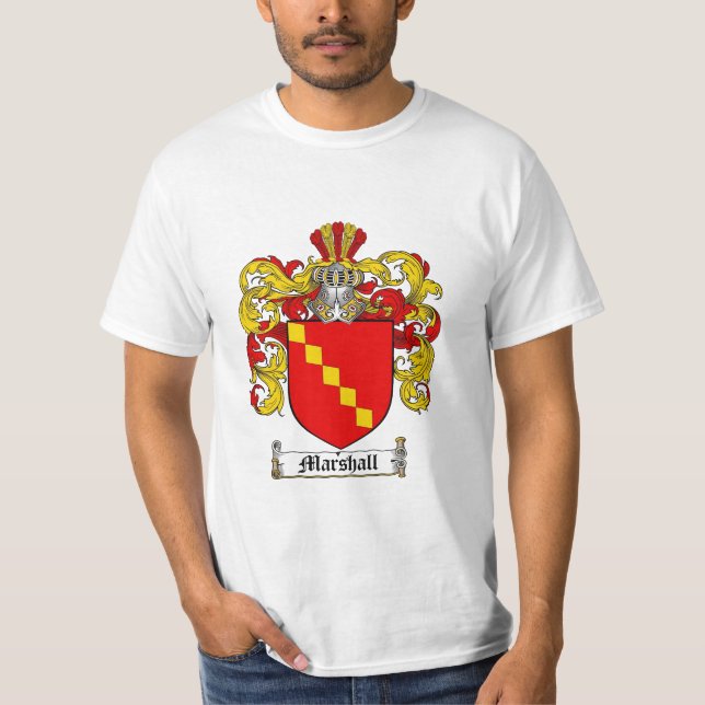 Camiseta Escudo de la familia de Marshall - escudo de armas (Anverso)