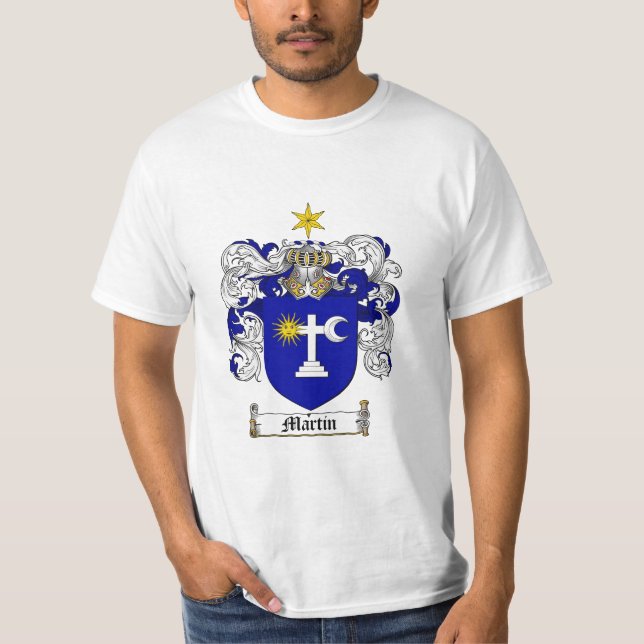 Camiseta Escudo de la familia de Martin - escudo de armas (Anverso)