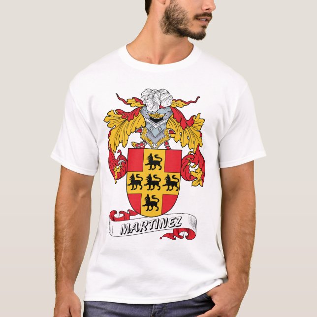Camiseta Escudo de la familia de Martínez (Anverso)