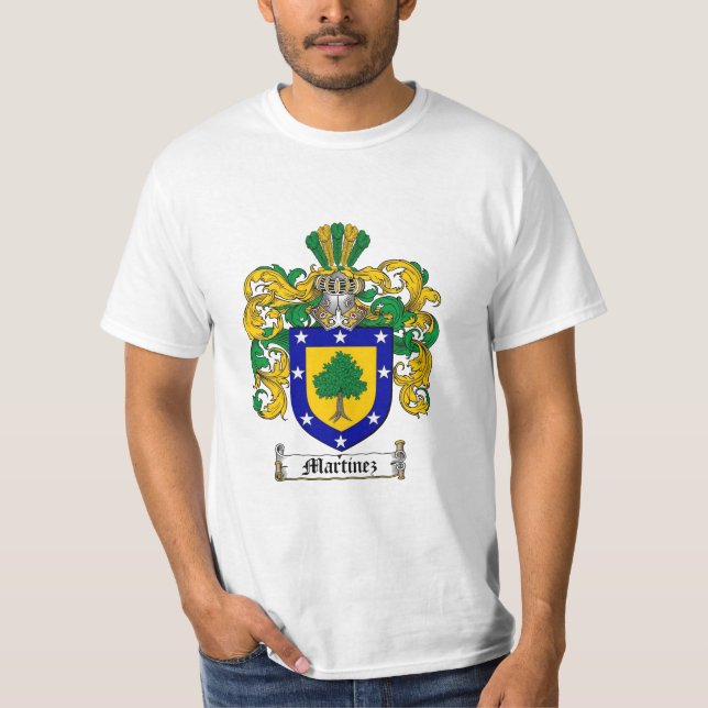 Camiseta Escudo de la familia de Martínez - escudo de armas (Anverso)