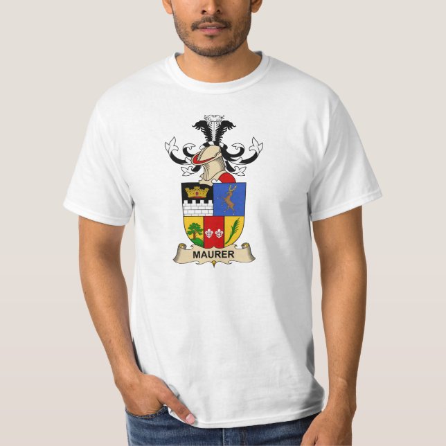 Camiseta Escudo de la familia de Maurer (Anverso)