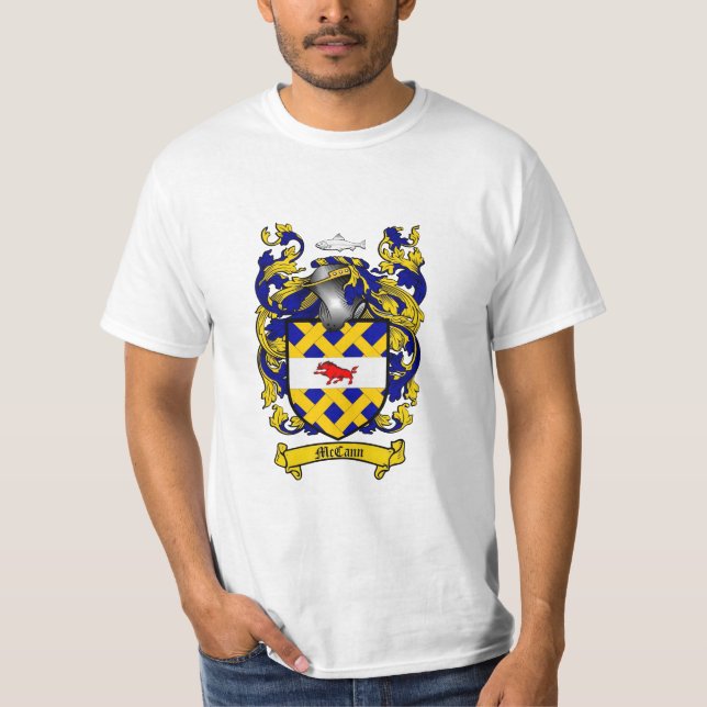 Camiseta Escudo de la familia de McCann - escudo de armas