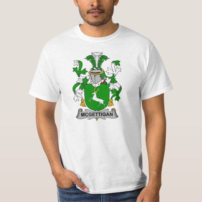 Camiseta Escudo de la familia de McGettigan (Anverso)