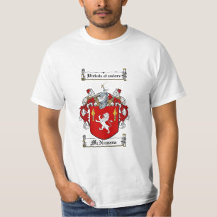 Camiseta Escudo de la familia de Mcnamara - escudo de armas