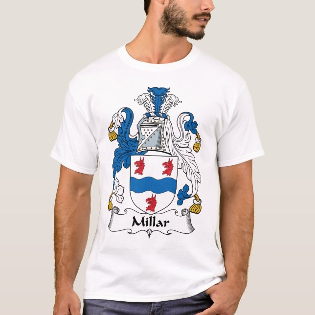 Camiseta Escudo de la familia de Millar (Anverso)