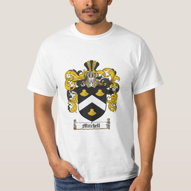 Camiseta Escudo de la familia de Mitchell - escudo de armas (Anverso)