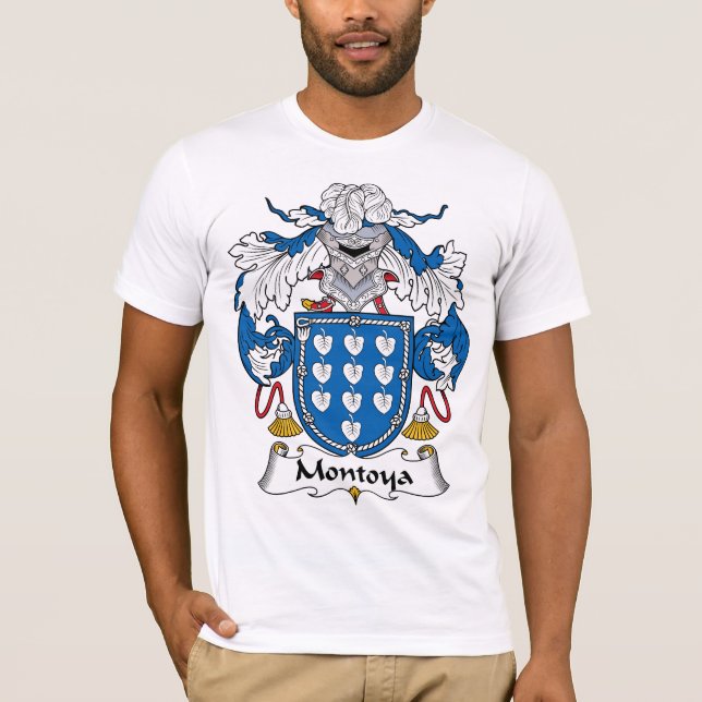 Camiseta Escudo de la familia de Montoya (Anverso)