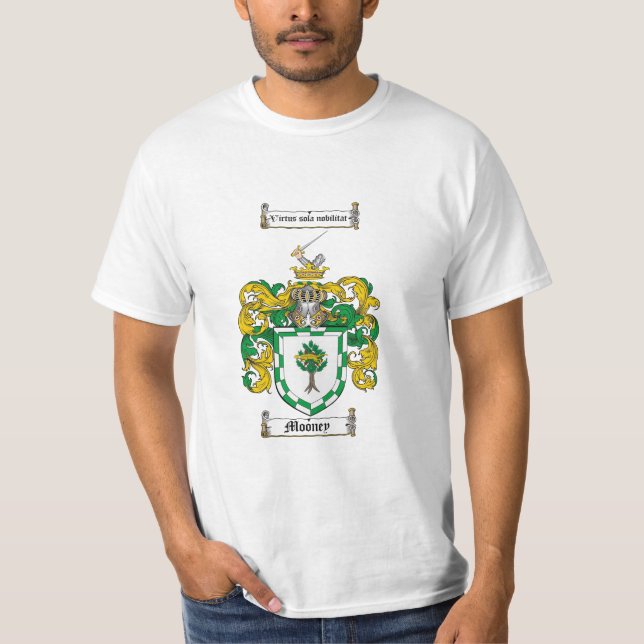 Camiseta Escudo de la familia de Mooney - escudo de armas (Anverso)