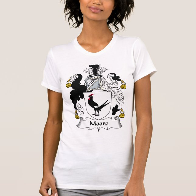 Camiseta Escudo de la familia de Moore (Anverso)