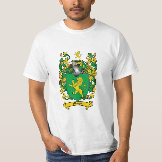 Camiseta Escudo de la familia de Morgan - escudo de armas (Anverso)