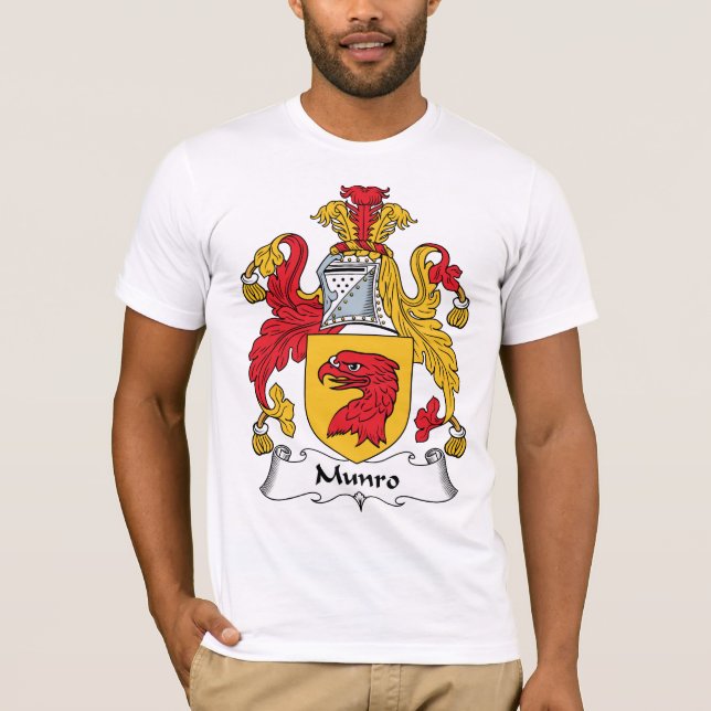 Camiseta Escudo de la familia de Munro (Anverso)