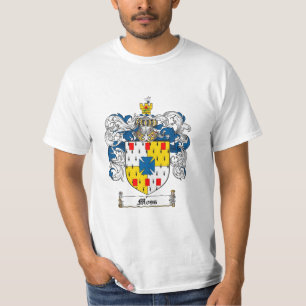 Camiseta Escudo de la familia de musgo - escudo de armas