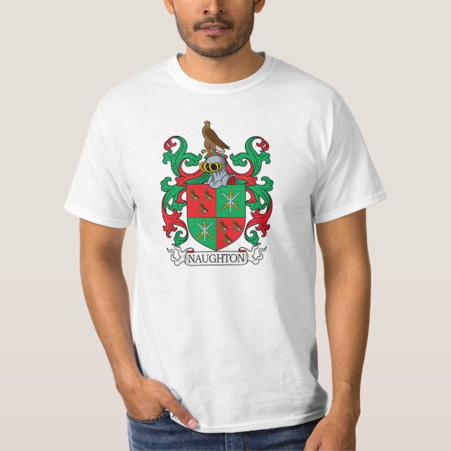 Camiseta Escudo de la familia de Naughton (Anverso)