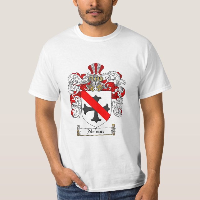 Camiseta Escudo de la familia de Nelson - escudo de armas (Anverso)
