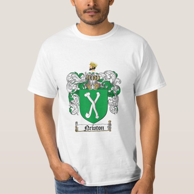 Camiseta Escudo de la familia de Newton - escudo de armas (Anverso)