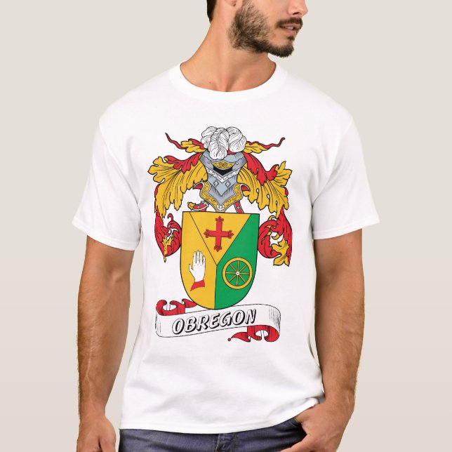 Camiseta Escudo de la familia de Obregon (Anverso)