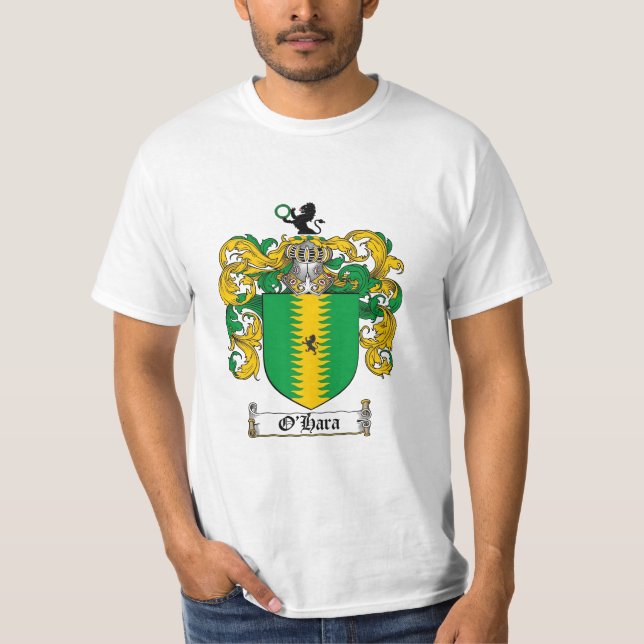 Camiseta Escudo de la familia de O'Hara - escudo de armas (Anverso)