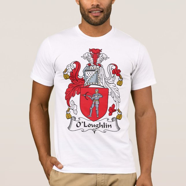 Camiseta Escudo de la familia de O'Loughlin (Anverso)
