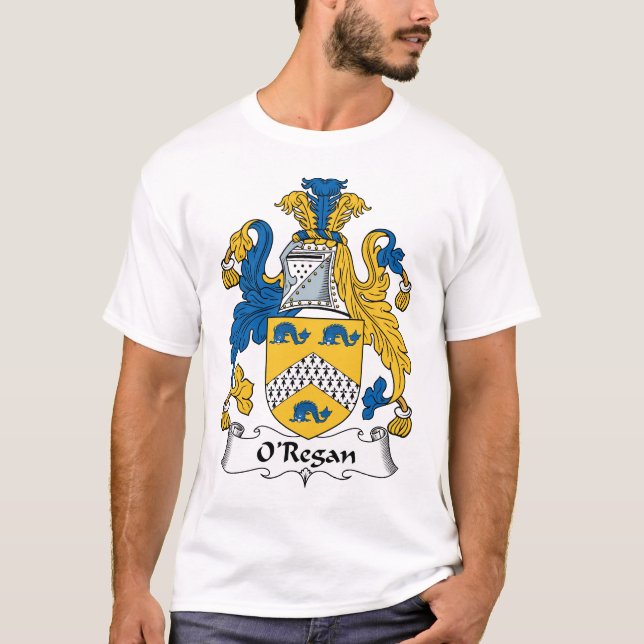Camiseta Escudo de la familia de O'Regan (Anverso)