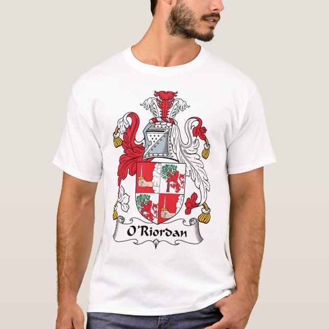 Camiseta Escudo de la familia de O'Riordan (Anverso)