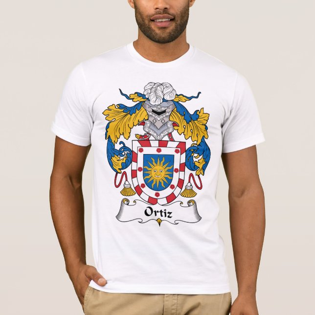 Camiseta Escudo de la familia de Ortiz (Anverso)