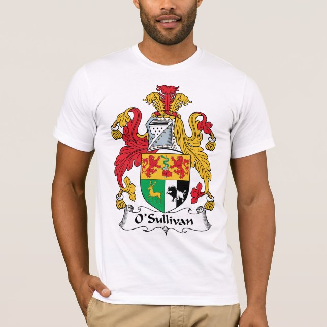 Camiseta Escudo de la familia de O'Sullivan (Anverso)
