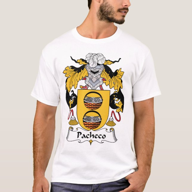 Camiseta Escudo de la familia de Pacheco (Anverso)