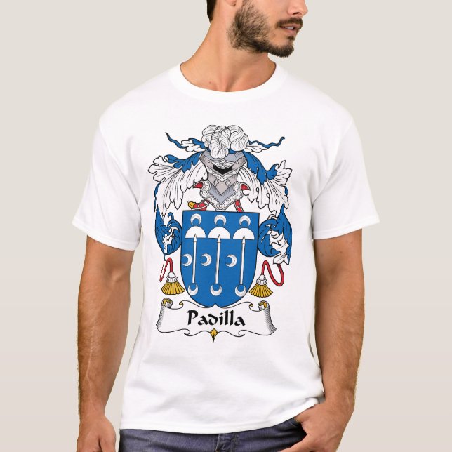 Camiseta Escudo de la familia de Padilla (Anverso)