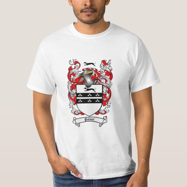 Camiseta Escudo de la familia de Palmer - escudo de armas (Anverso)