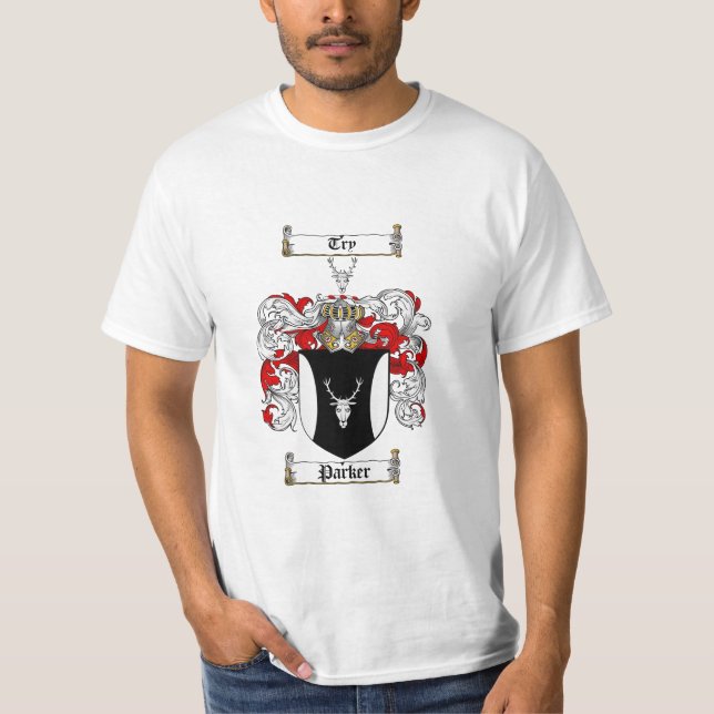 Camiseta Escudo de la familia de Parker - escudo de armas (Anverso)