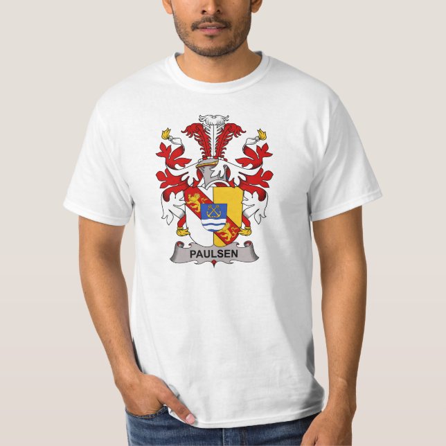 Camiseta Escudo de la familia de Paulsen (Anverso)