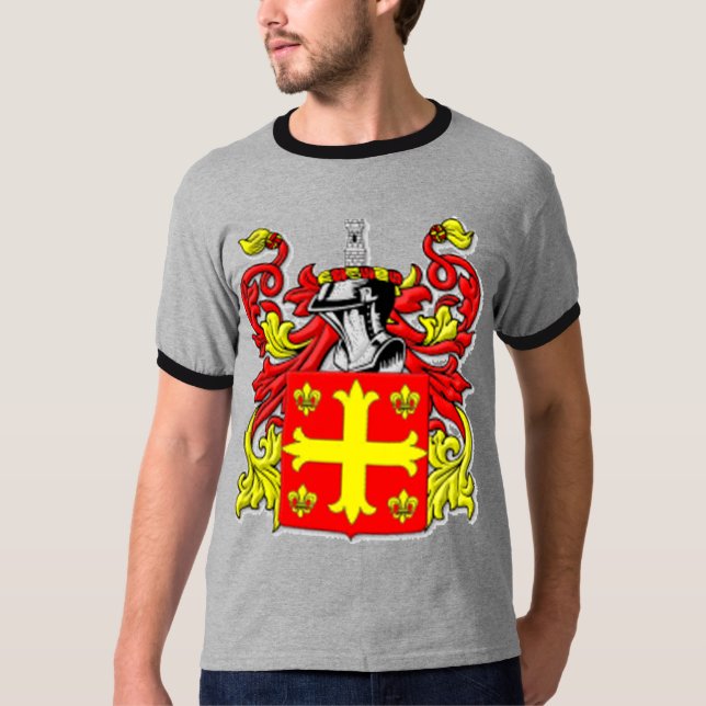 Camiseta Escudo de la familia de PÉREZ (Anverso)