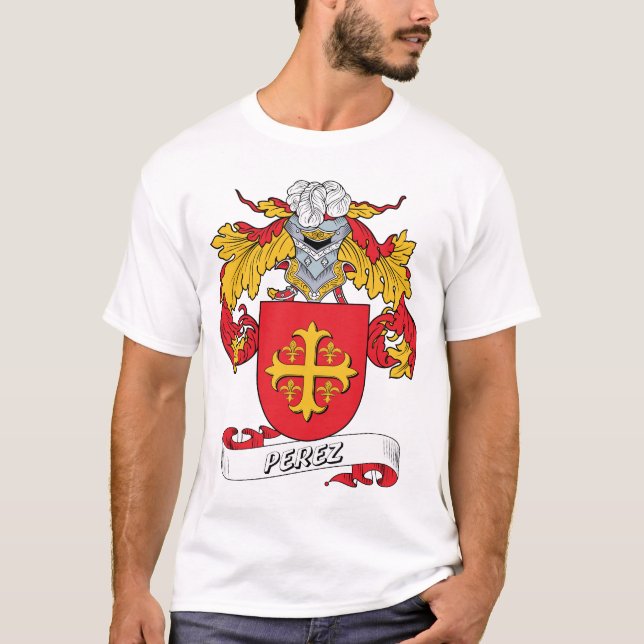 Camiseta Escudo de la familia de Pérez (Anverso)