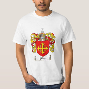 Camiseta Escudo de la familia de Pérez - escudo de armas d