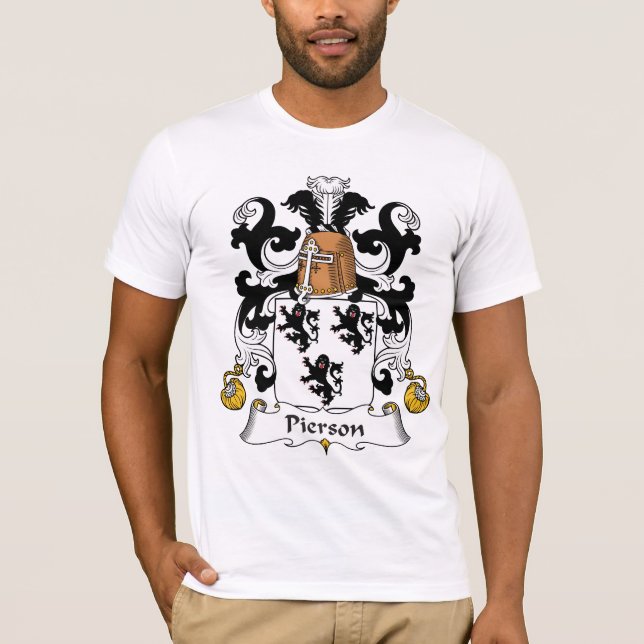 Camiseta Escudo de la familia de Pierson (Anverso)