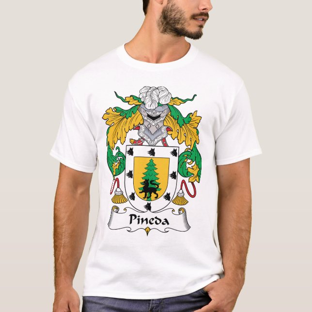 Camiseta Escudo de la familia de Pineda (Anverso)