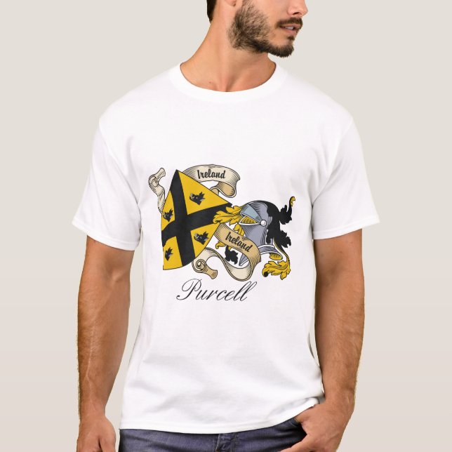 Camiseta Escudo de la familia de Purcell (Anverso)