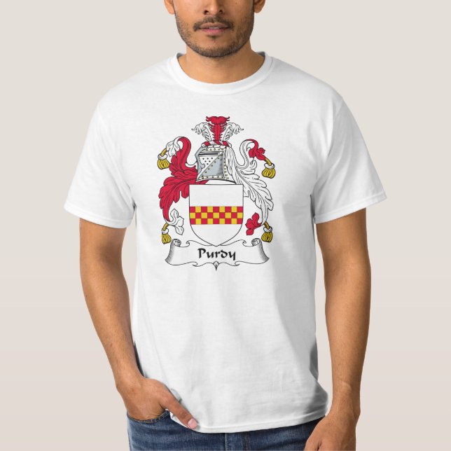 Camiseta Escudo de la familia de Purdy (Anverso)