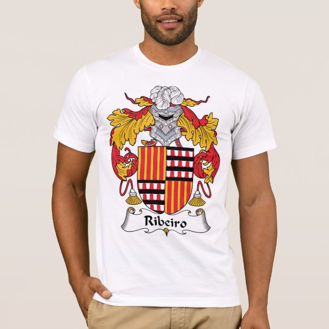 Camiseta Escudo de la familia de Ribeiro (Anverso)