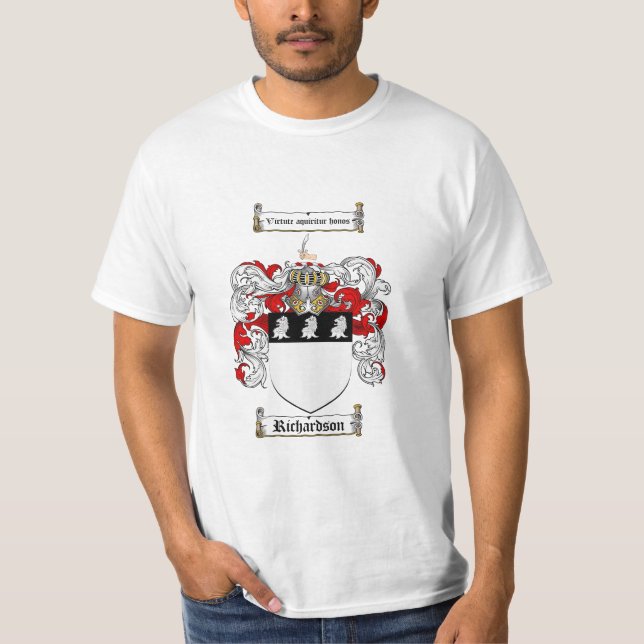 Camiseta Escudo de la familia de Richardson - escudo de (Anverso)