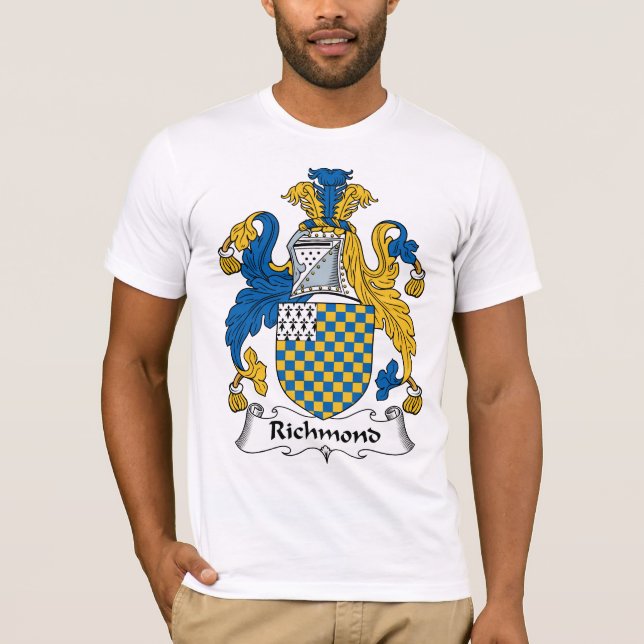 Camiseta Escudo de la familia de Richmond (Anverso)