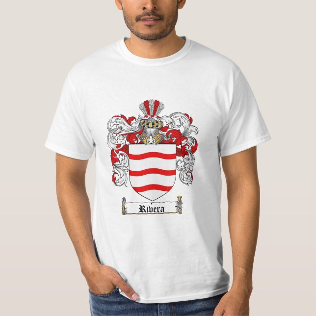 Camiseta Escudo de la familia de Rivera - escudo de armas (Anverso)