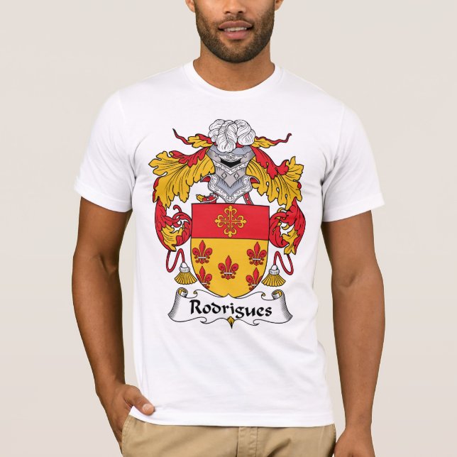 Camiseta Escudo de la familia de Rodrigues (Anverso)