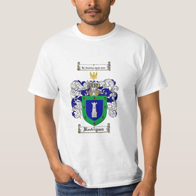 Camiseta Escudo de la familia de Rodriguez - escudo de (Anverso)