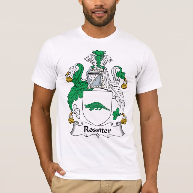Camiseta Escudo de la familia de Rossiter (Anverso)
