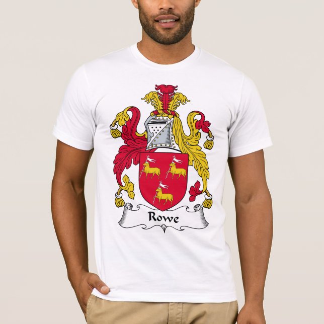 Camiseta Escudo de la familia de Rowe (Anverso)