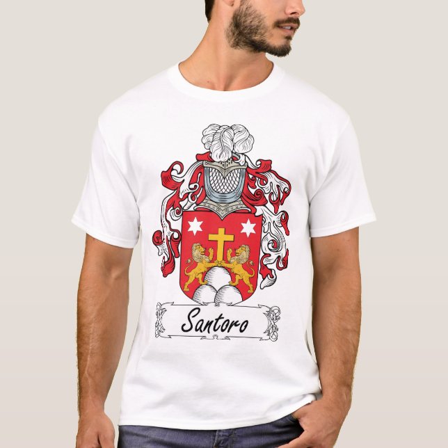 Camiseta Escudo de la familia de Santoro (Anverso)