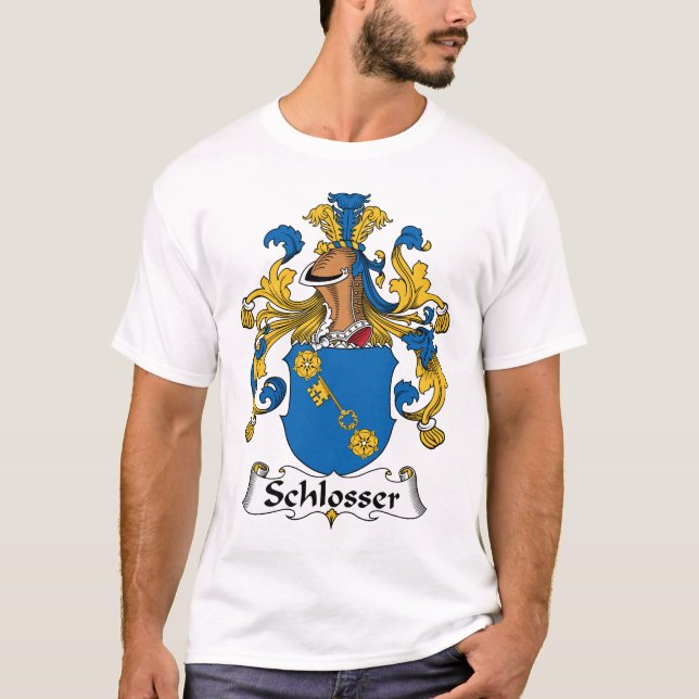 Camiseta Escudo de la familia de Schlosser (Anverso)