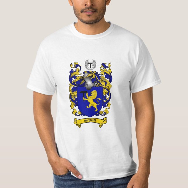 Camiseta Escudo de la familia de Schmidt - escudo de armas (Anverso)