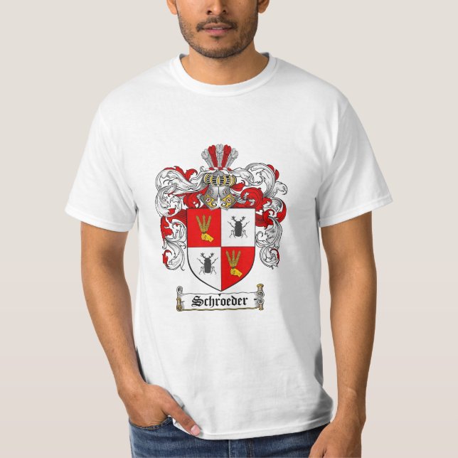Camiseta Escudo de la familia de Schroeder - escudo de (Anverso)